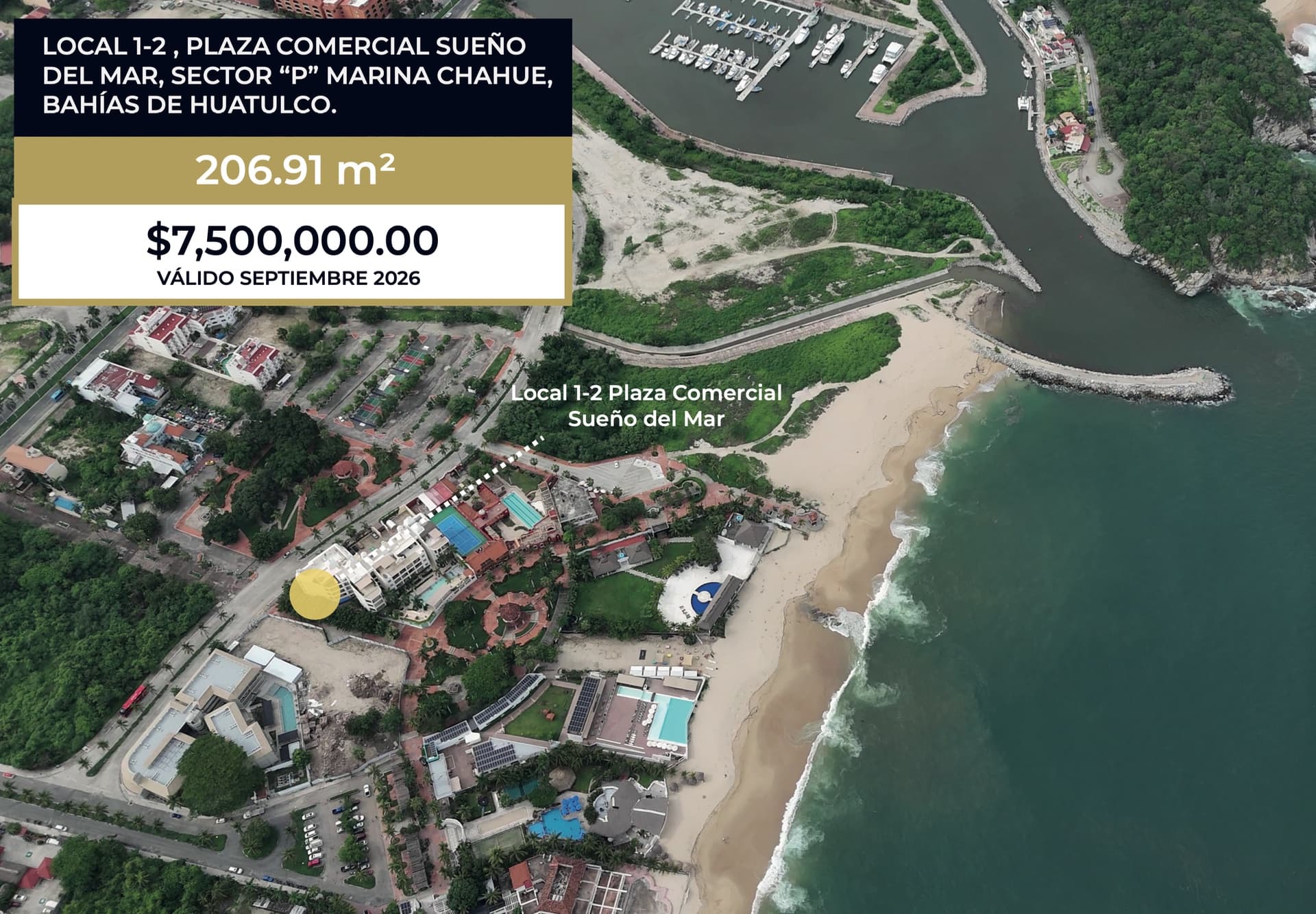 143 m² Commercial Space with 3 Parking Spots in Bahías de Huatulco - Image 1