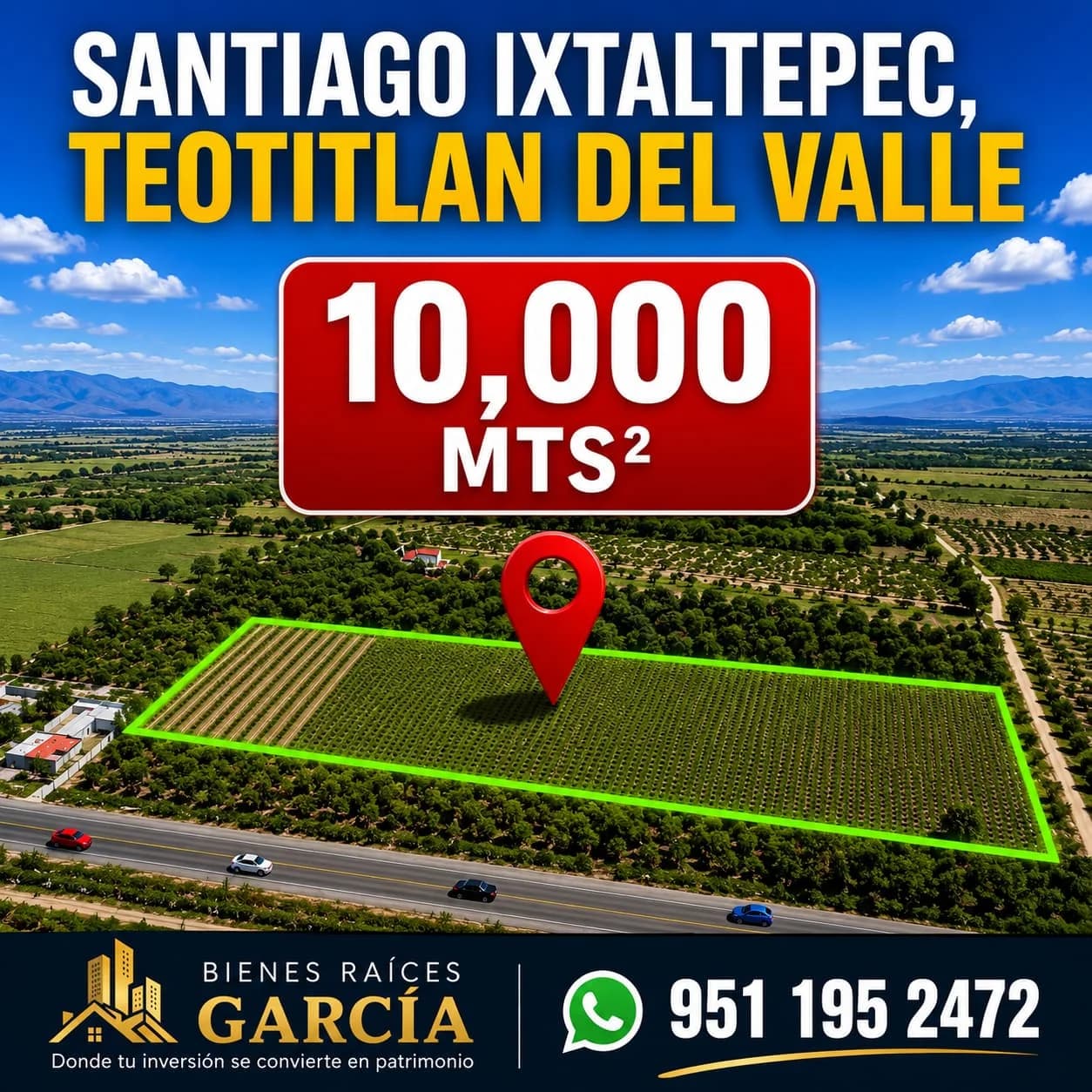 Terreno de 10,000 m² en venta en Santiago Ixtaltepec - Imagen 1