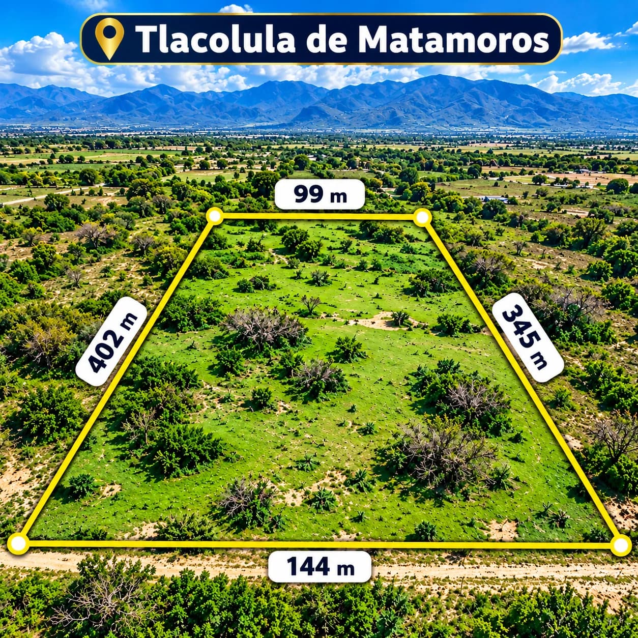 Terreno/Tlacolula/$ 95 x mt2 - Imagen 1