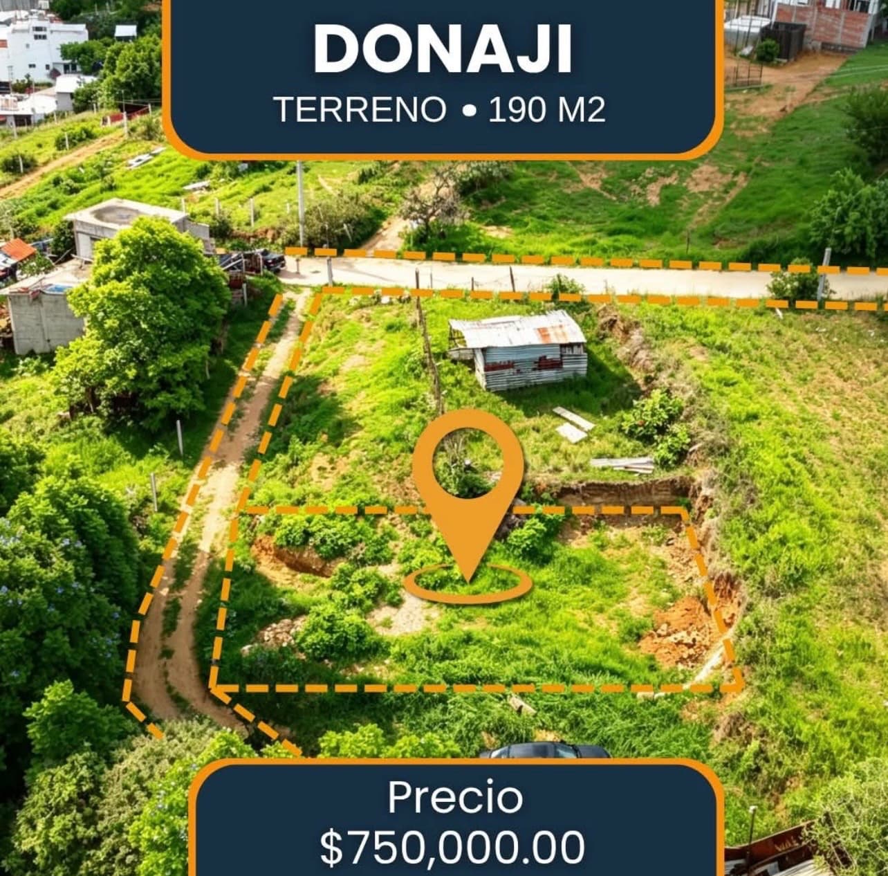 Terreno de 190 m² en venta en colonia Donají, Oaxaca de Juárez - Imagen 1